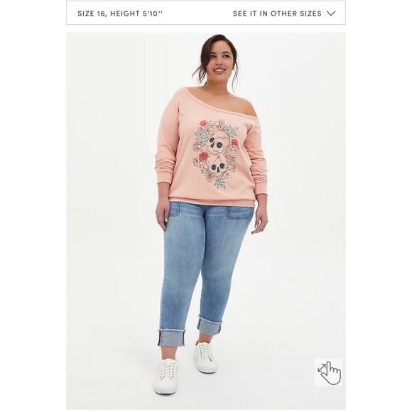 NEW Torrid 22 Crop Boyfriend Straight Vintage Stretch Mid-Rise Jean, Read Info - Picture 7 of 16